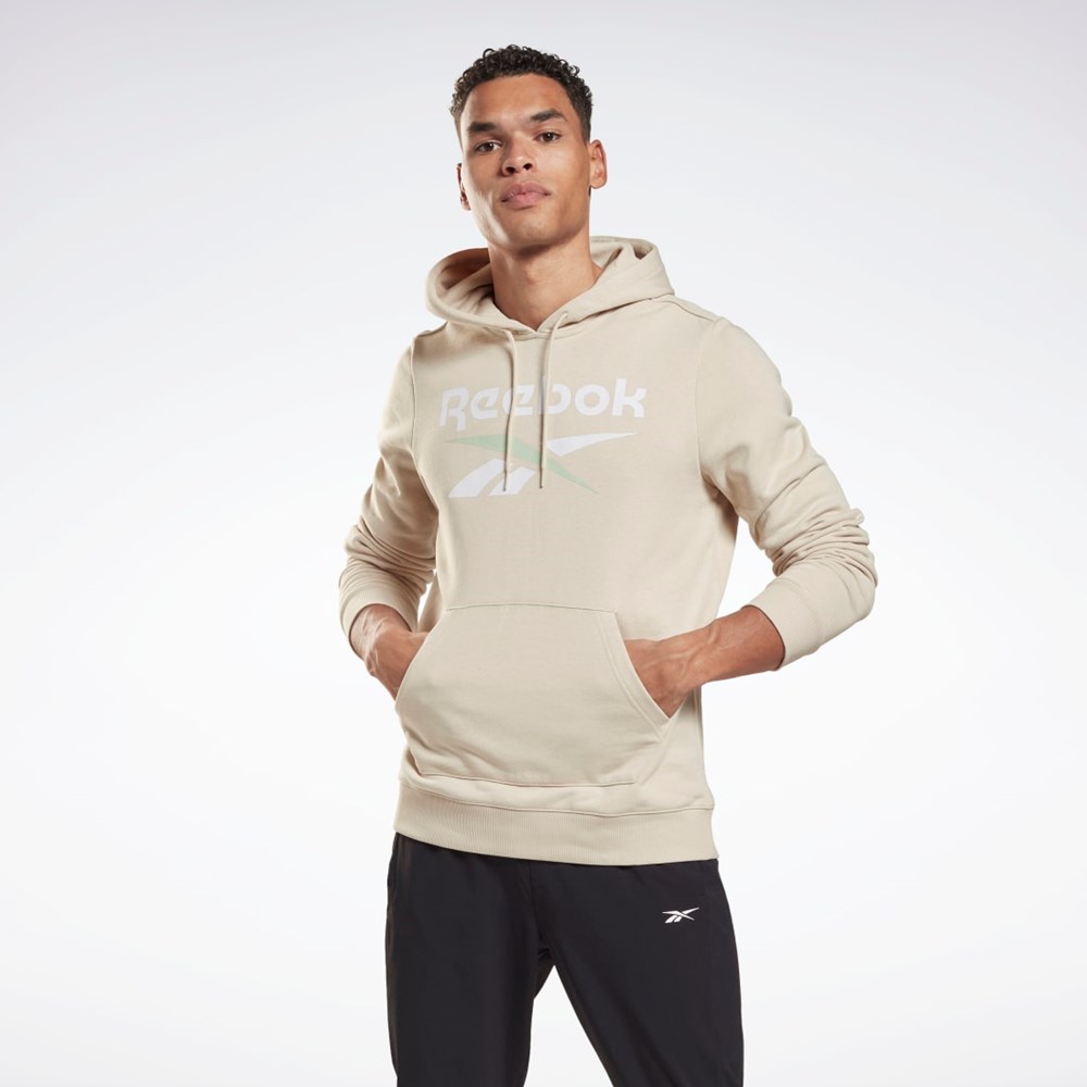 Reebok Reebok Identity Big Logo Hoodie Stucco | KLVQGI-590