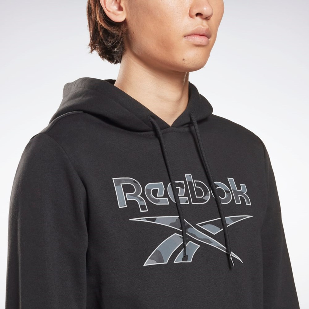 Reebok Reebok Identity Big Logo Hoodie Svarte | YGTKZQ-243