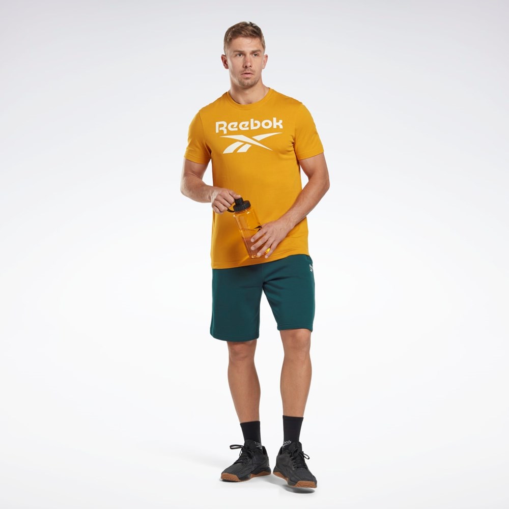 Reebok Reebok Identity Big Logo T-Shirt Bright Ochre | DKOMBJ-950