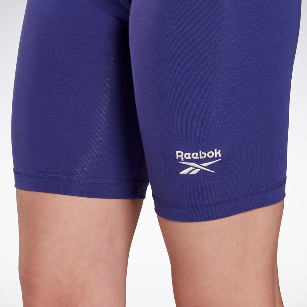 Reebok Reebok Identity Fitted Logo Shorts Lilla | FDVWKZ-025