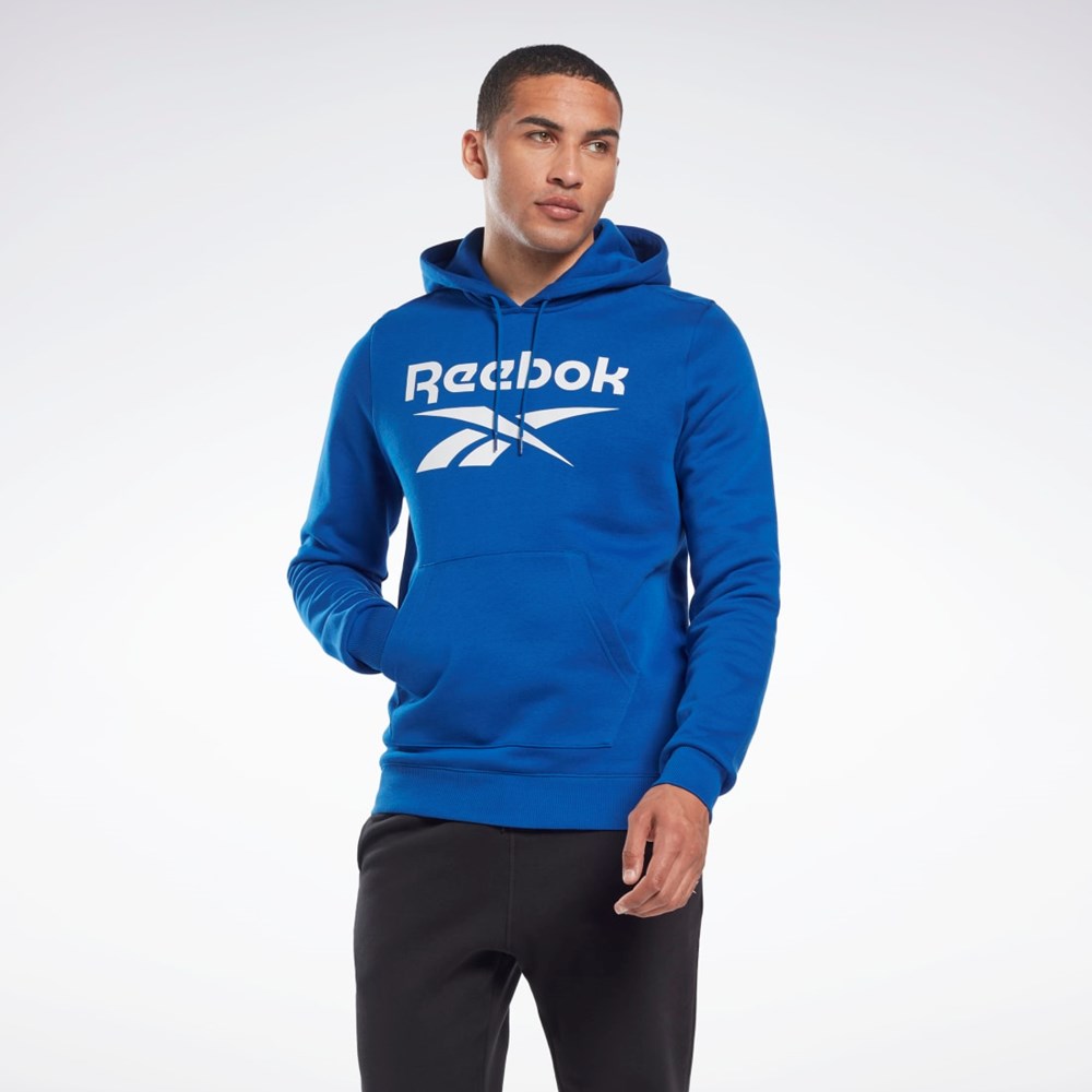 Reebok Reebok Identity Fleece Hoodie Blå | URDOAY-950