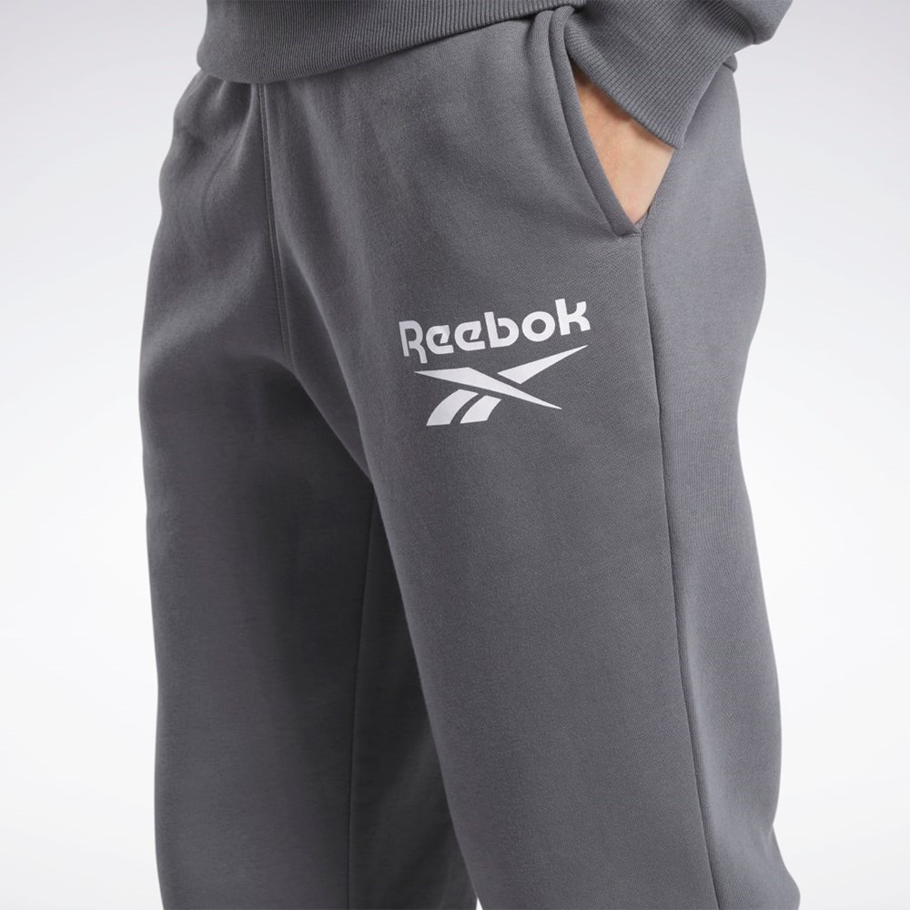 Reebok Reebok Identity Logo Fleece Joggers Grå | AIRNXW-470