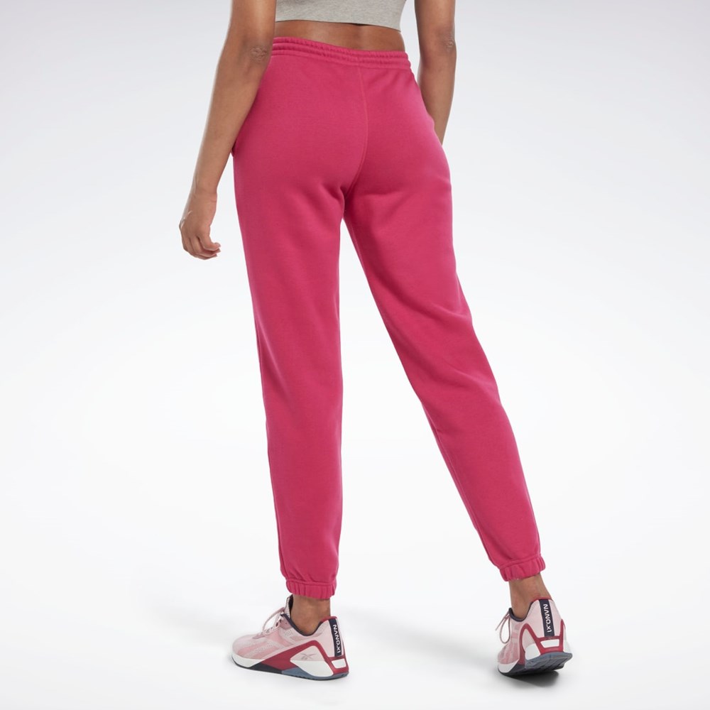 Reebok Reebok Identity Logo Fleece Joggers Rosa | JXAEKB-502