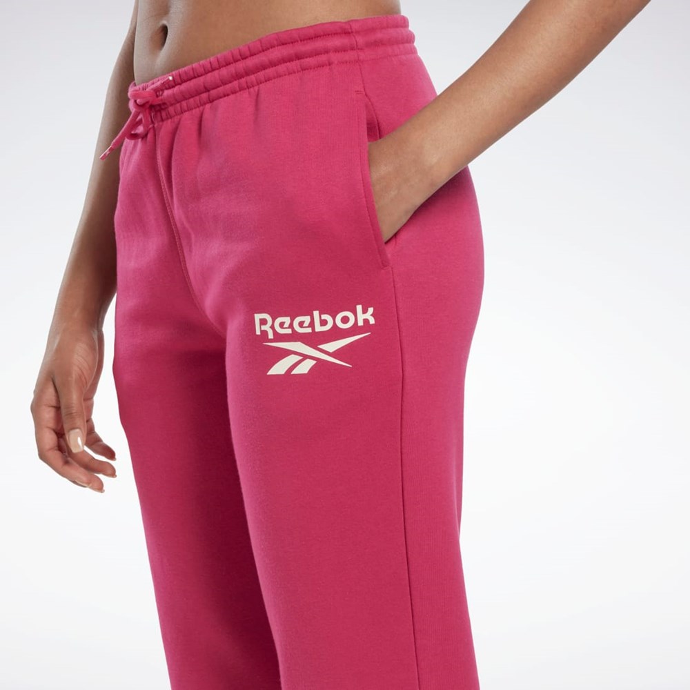 Reebok Reebok Identity Logo Fleece Joggers Rosa | JXAEKB-502