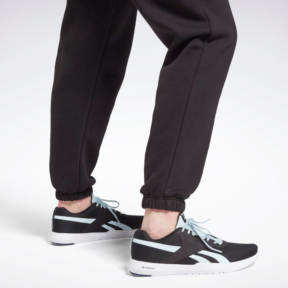 Reebok Reebok Identity Logo Fleece Joggers Svarte | SLXPEK-173