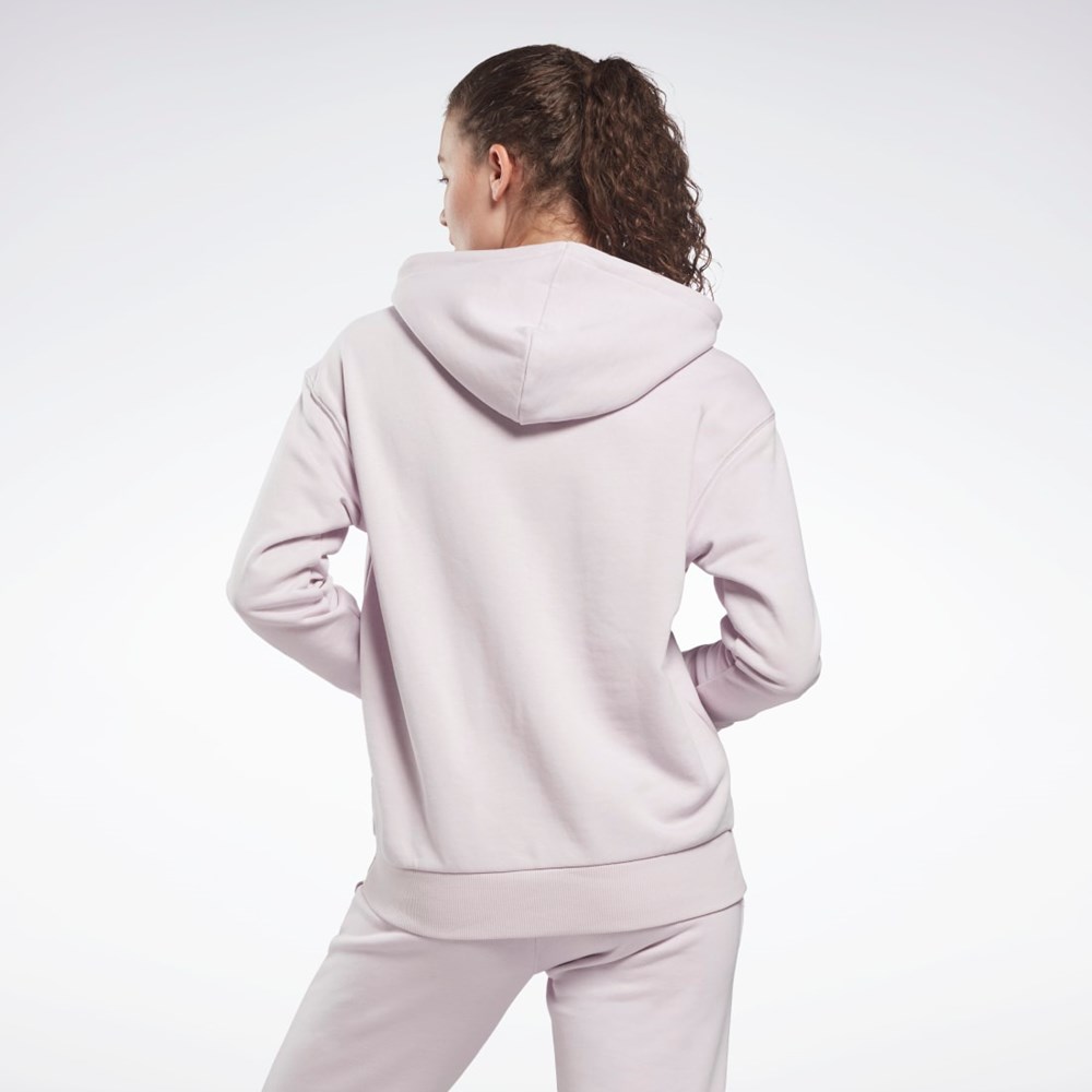 Reebok Reebok Identity Logo French Terry Hoodie Quartz Glow | QUAIVR-289