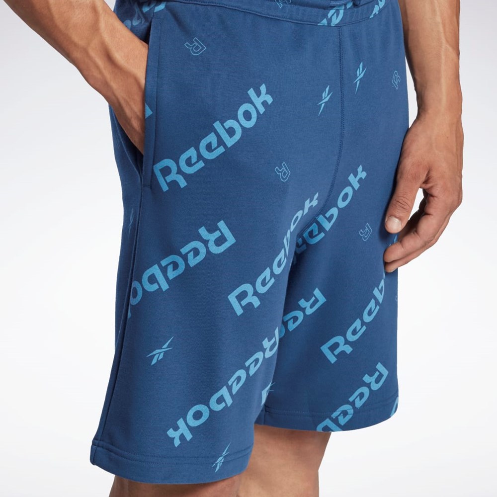 Reebok Reebok Identity Shorts Blå | ZJLRWB-386