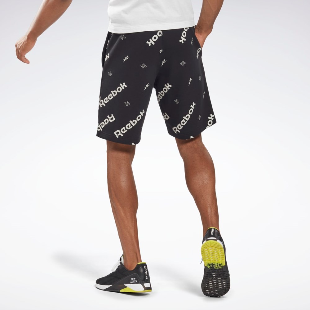 Reebok Reebok Identity Shorts Svarte | IFOZJG-341