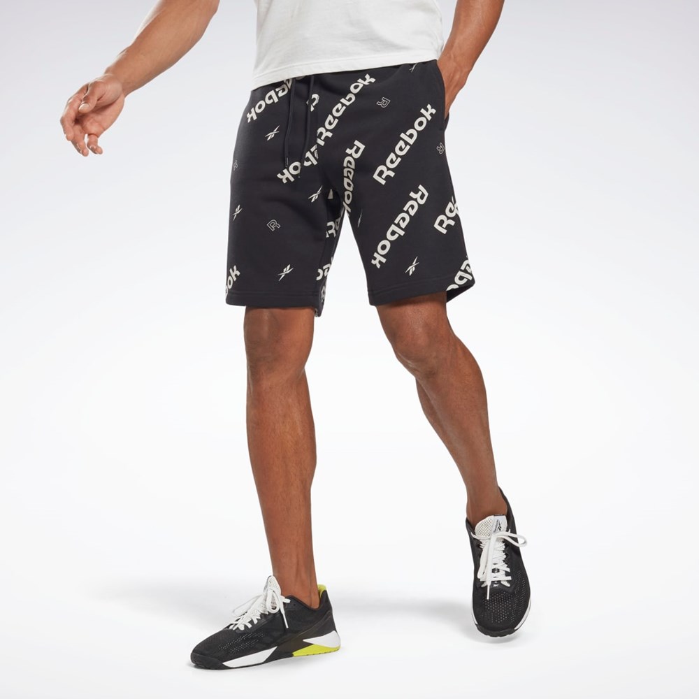 Reebok Reebok Identity Shorts Svarte | IFOZJG-341