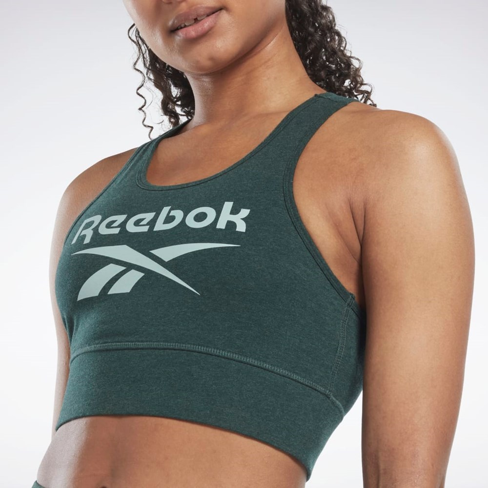 Reebok Reebok Identity Sports Bra Grønn | FSBTYA-945