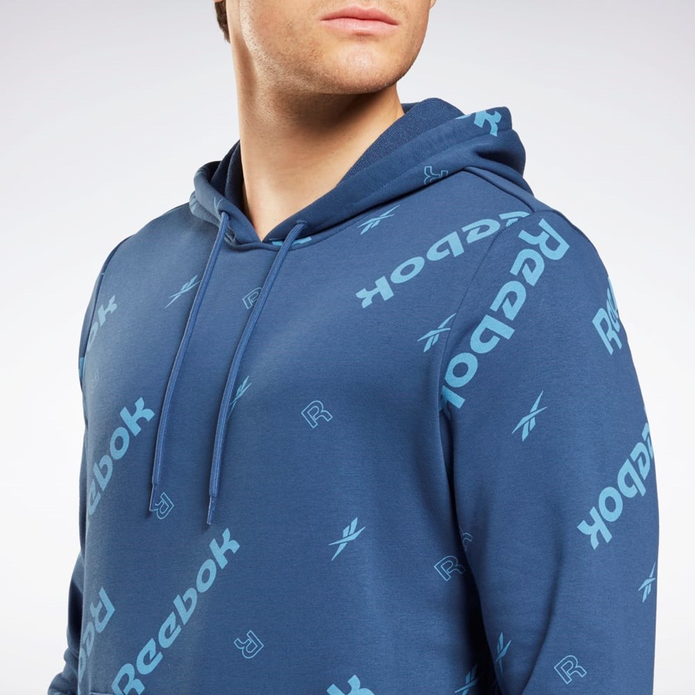 Reebok Reebok Identity Sweatshirt Blå | NXFCKA-823