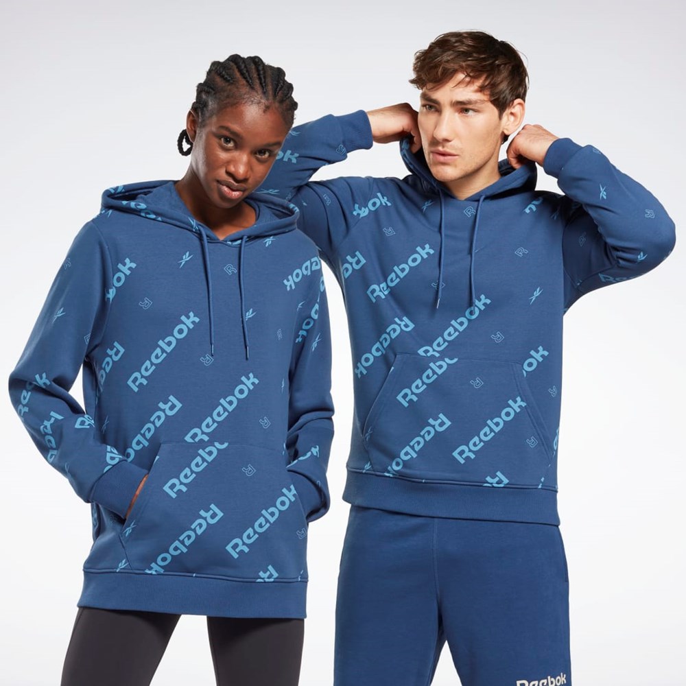 Reebok Reebok Identity Sweatshirt Blå | NXFCKA-823