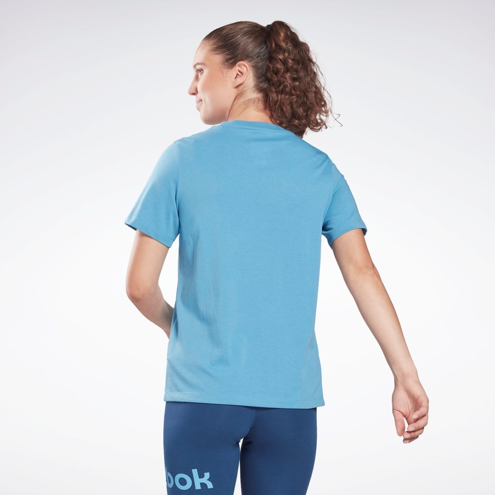 Reebok Reebok Identity T-Shirt Blå | IEGLJH-803