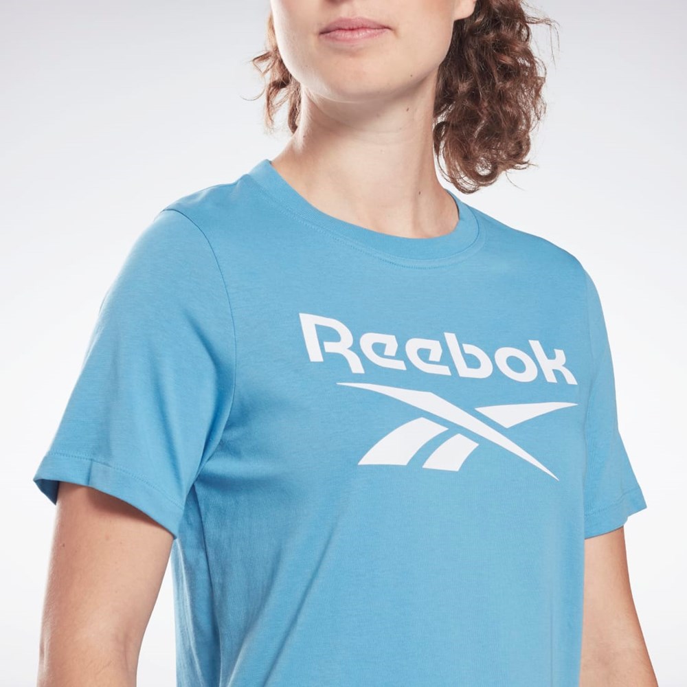 Reebok Reebok Identity T-Shirt Blå | IEGLJH-803