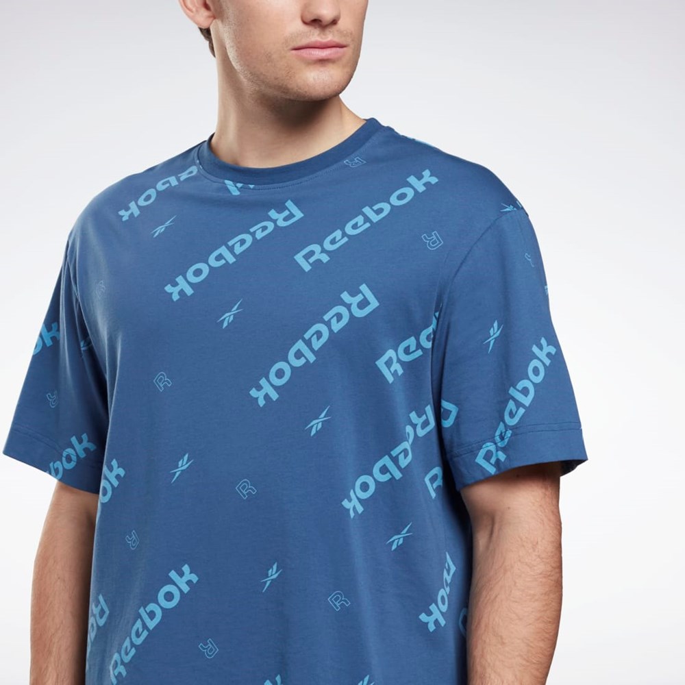 Reebok Reebok Identity T-Shirt Blå | VOWAHJ-940