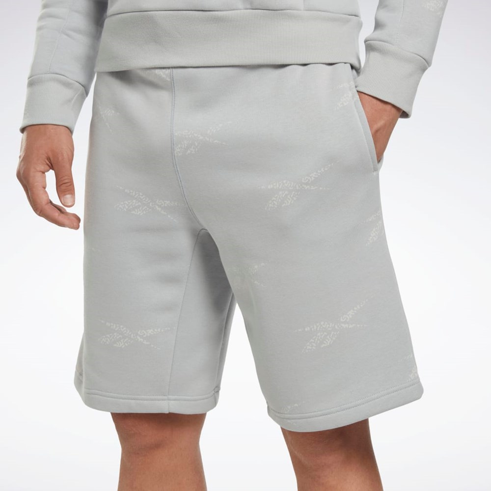 Reebok Reebok Identity Vector Fleece Shorts Grå | GJYUIX-640