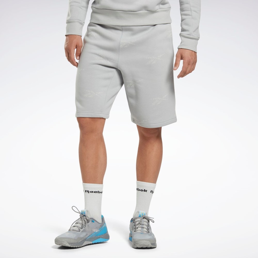 Reebok Reebok Identity Vector Fleece Shorts Grå | GJYUIX-640