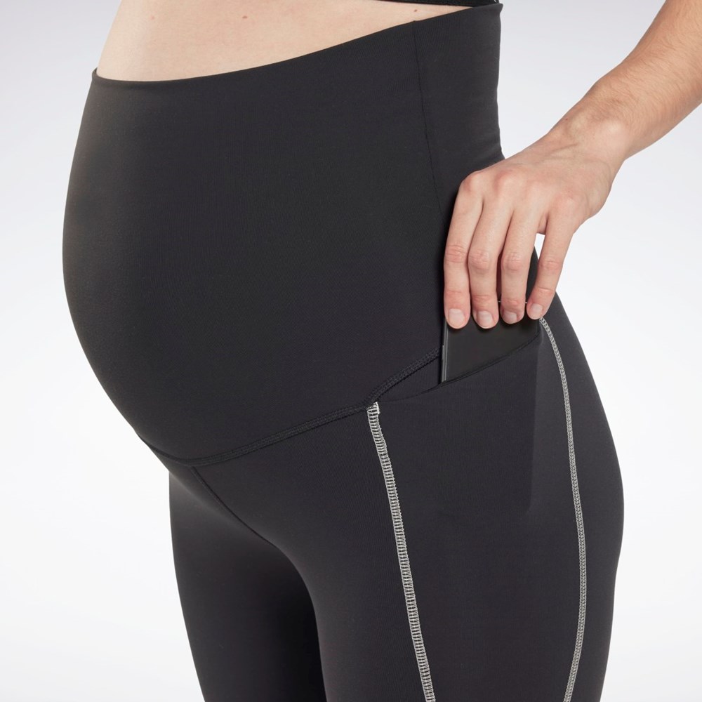 Reebok Reebok Lux 2.0 Maternity Leggings Svarte | FKXMNC-345