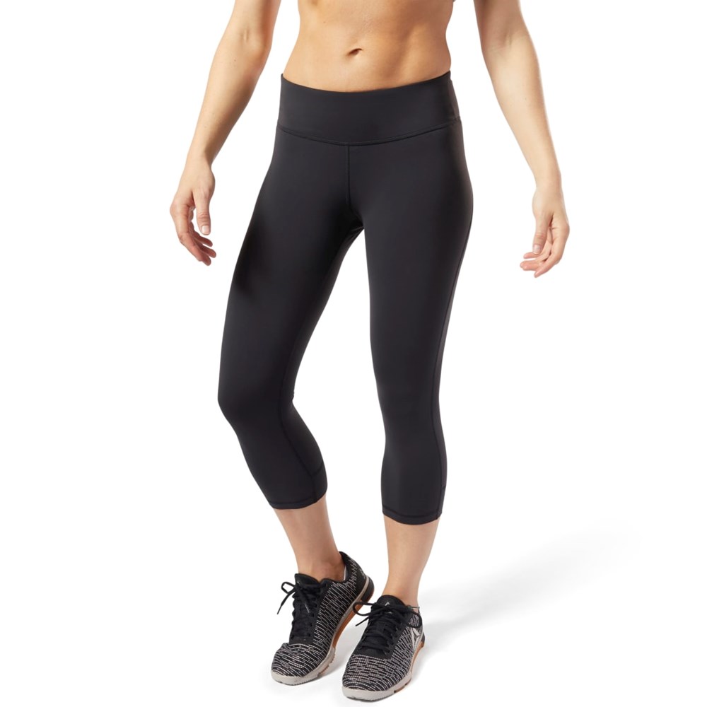 Reebok Reebok Lux 3/4 Length 2 Leggings Svarte | ZOSTQY-241