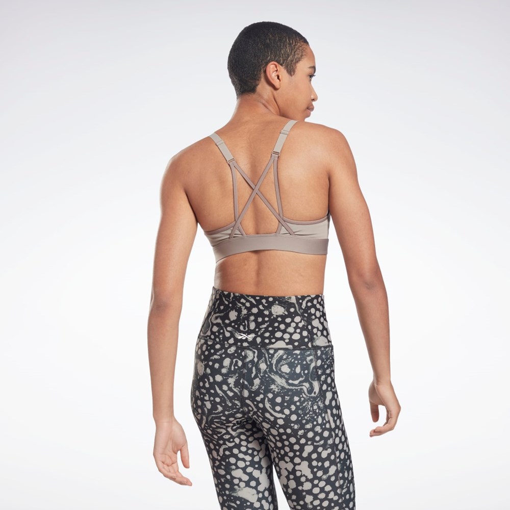 Reebok Reebok Lux Strappy Sports Bra Grå | XLARUN-189