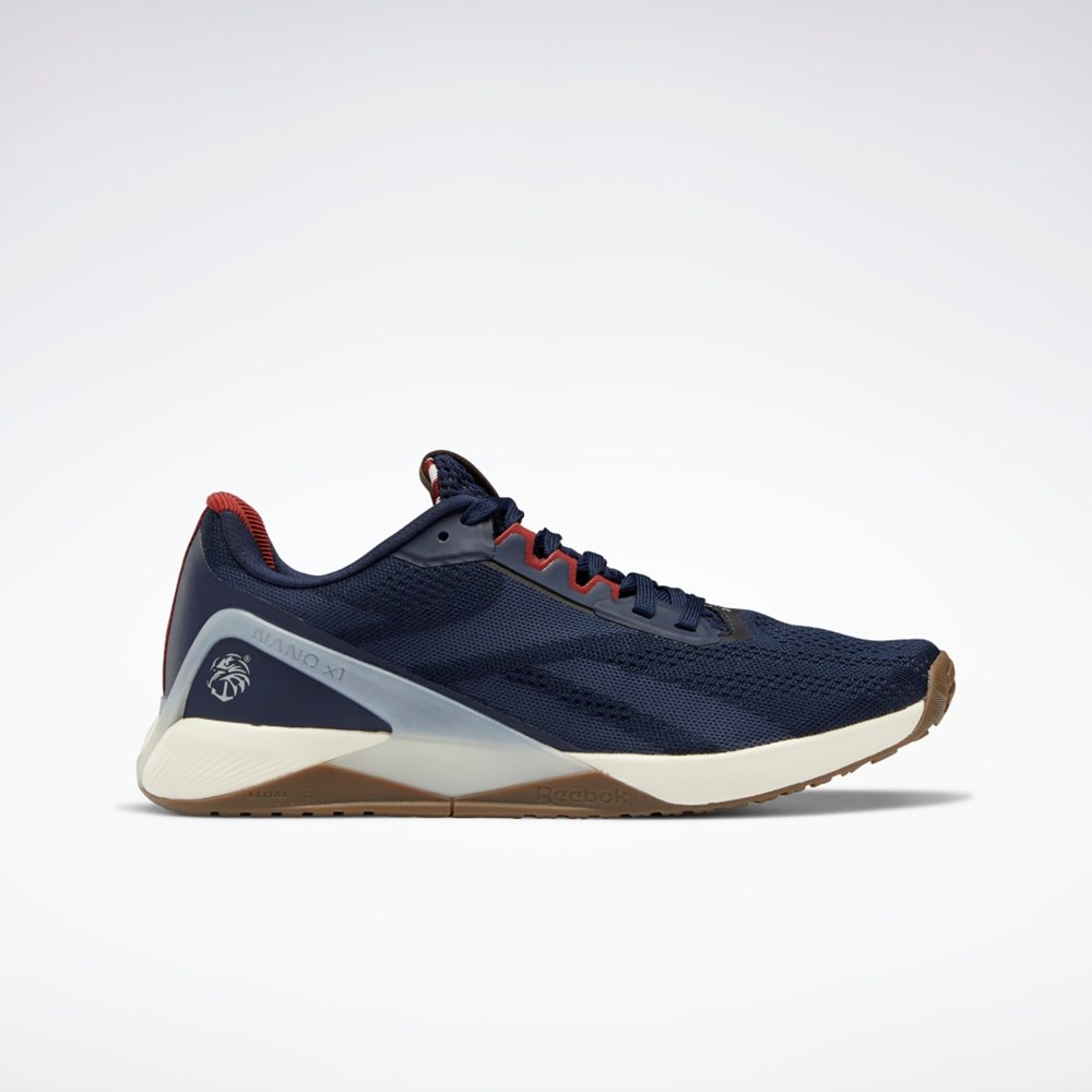 Reebok Reebok Nano X1 Shoes Marineblå Rød Hvite | CJFGUM-395