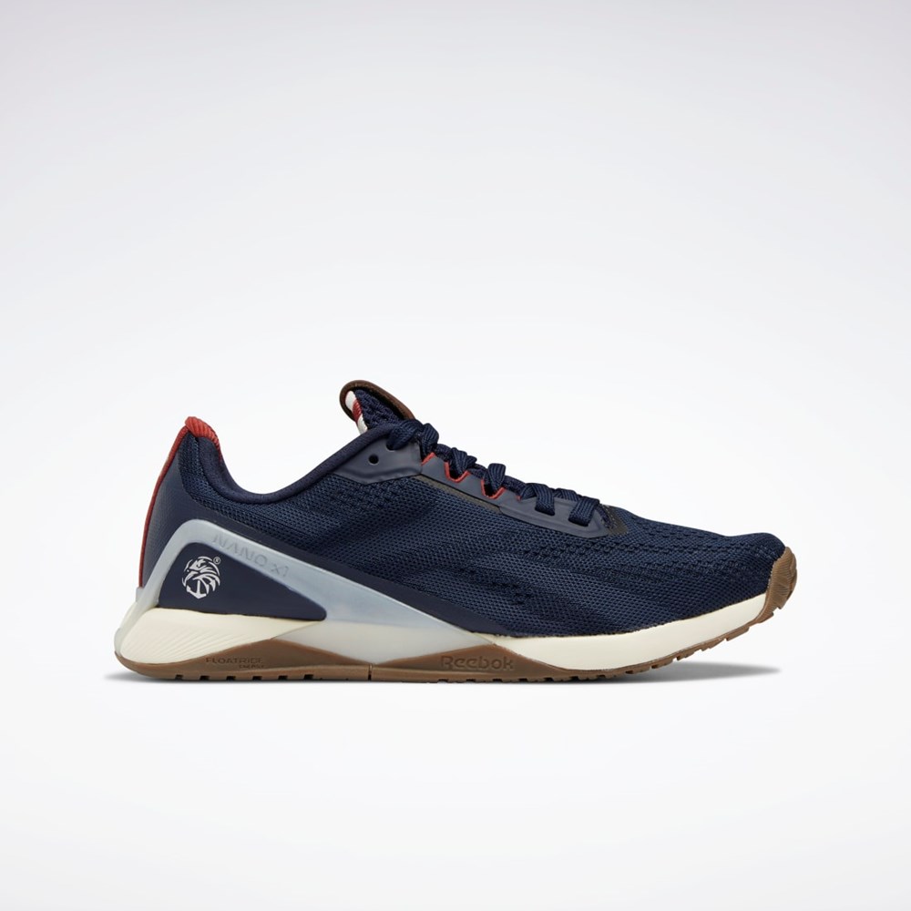 Reebok Reebok Nano X1 Shoes Marineblå Rød Hvite | KUZBRT-512