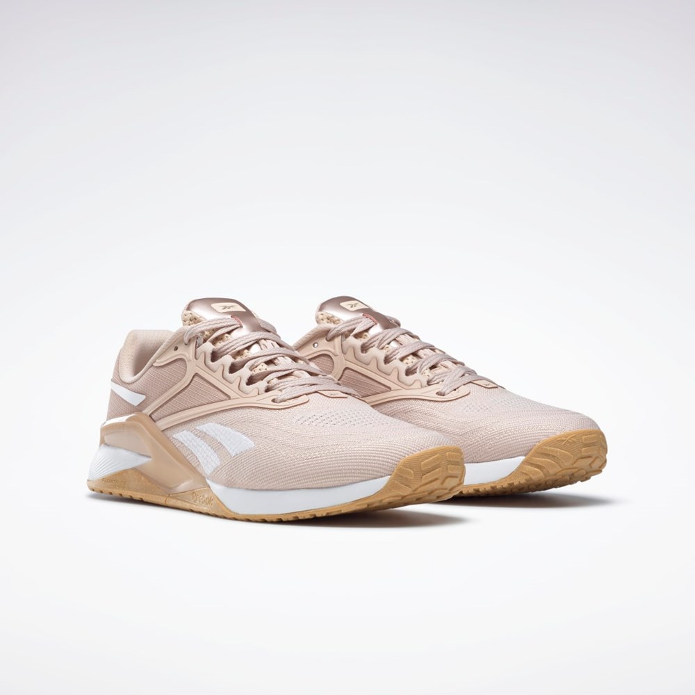 Reebok Reebok Nano X2 Trenings Shoes Hvite Rosa Gull | BUAGSR-529