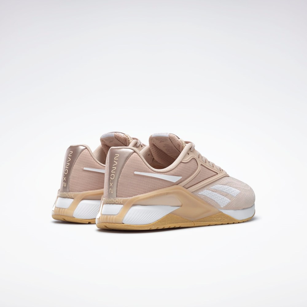 Reebok Reebok Nano X2 Trenings Shoes Hvite Rosa Gull | BUAGSR-529