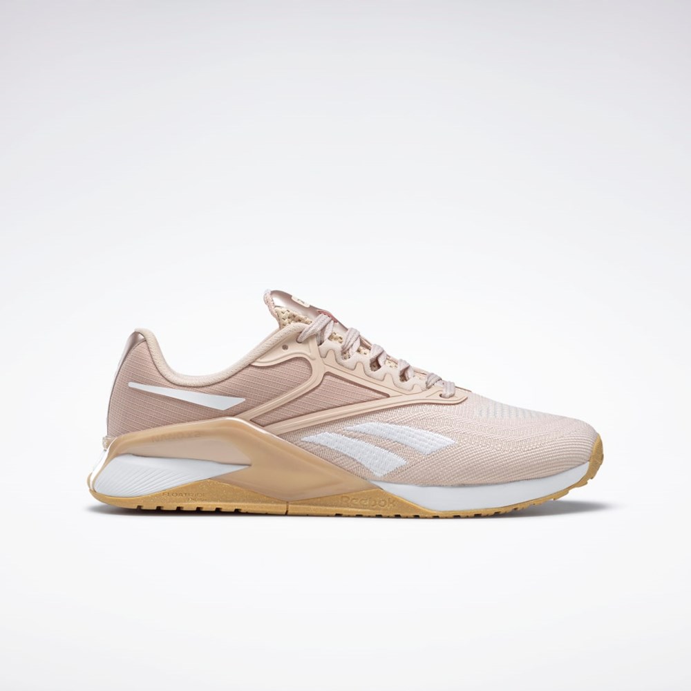 Reebok Reebok Nano X2 Trenings Shoes Hvite Rosa Gull | BUAGSR-529