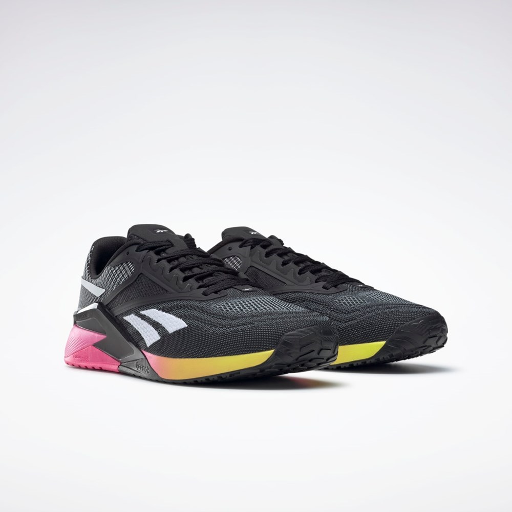 Reebok Reebok Nano X2 Trenings Shoes Svarte Rosa Gul | DHCMRO-893