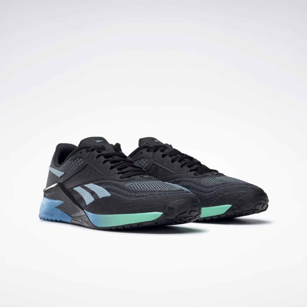 Reebok Reebok Nano X2 Trenings Shoes Svarte Blå Mint | FQVIUW-245