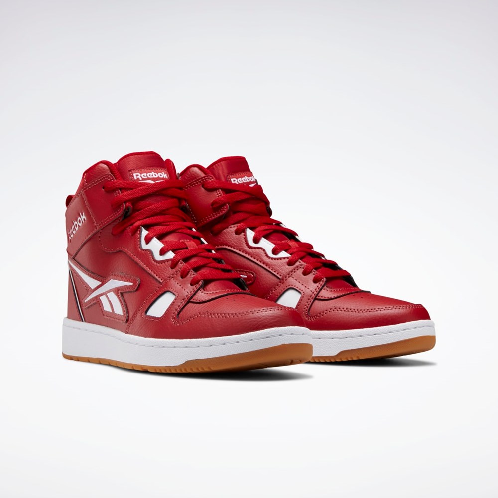 Reebok Reebok Resonator Mid Basketball Shoes Rød Rød Hvite | HOTFNK-049