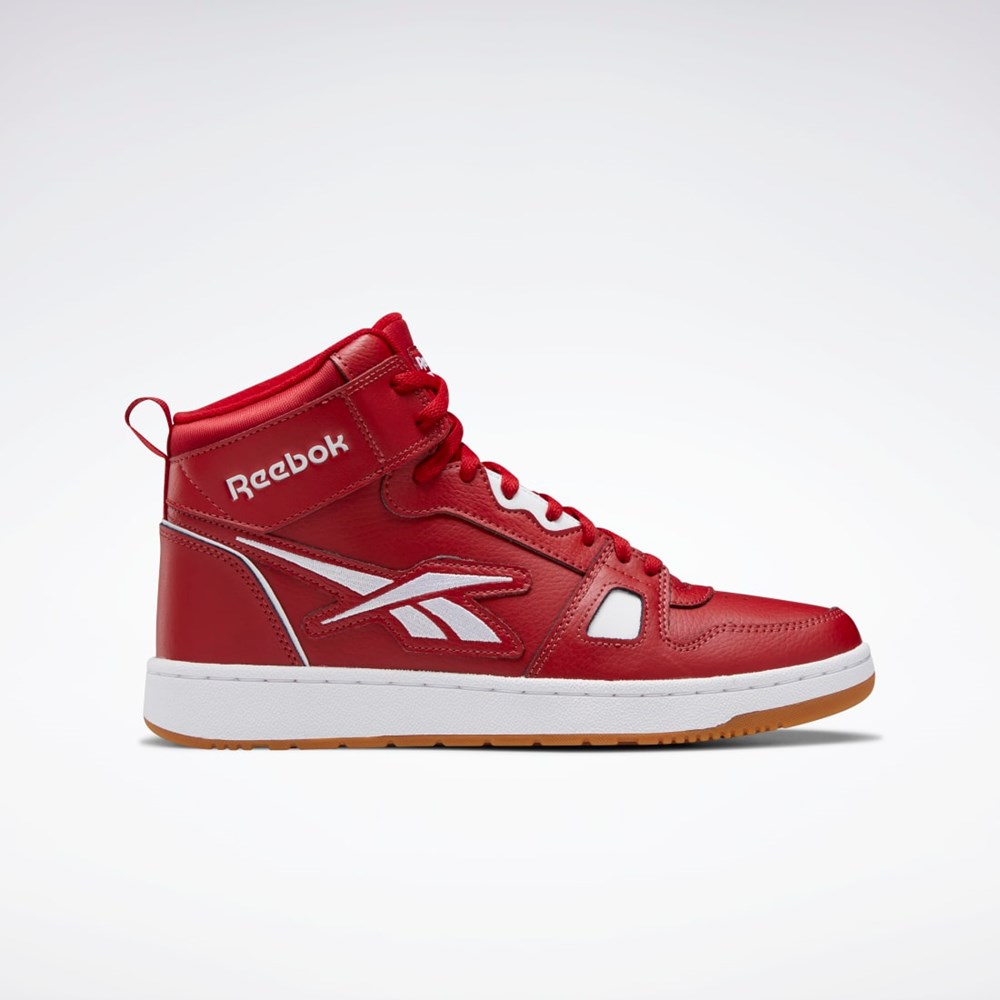 Reebok Reebok Resonator Mid Basketball Shoes Rød Rød Hvite | HOTFNK-049