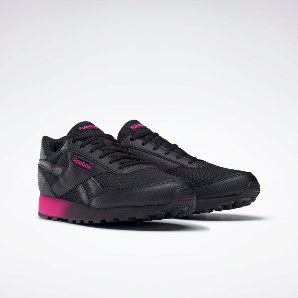 Reebok Reebok Rewind Run Shoes Svarte Rosa Svarte | FJONVR-893