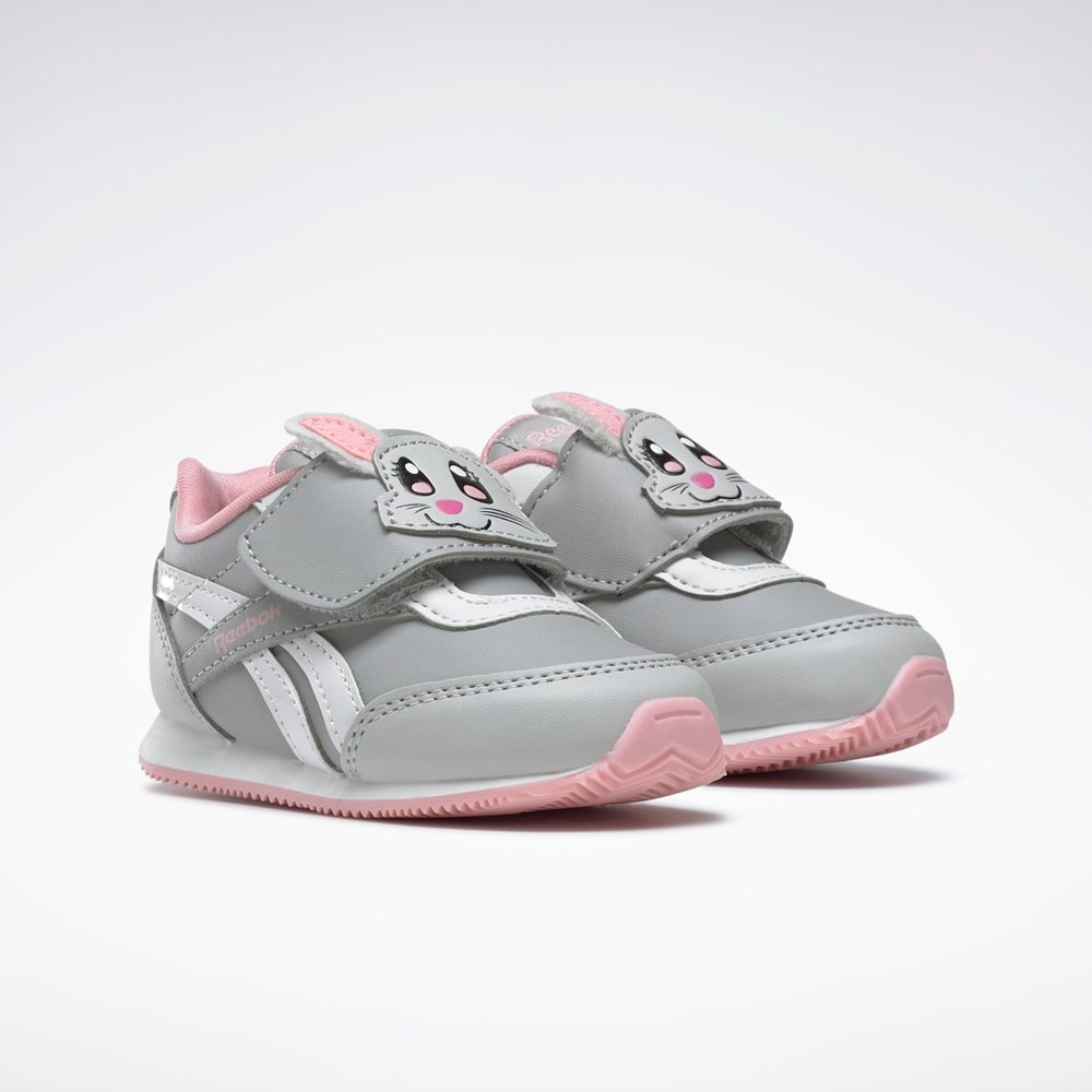 Reebok Reebok Royal Classic Jogger 2 KC Shoes - Toddler Grå Grå Rosa | OCWKTM-452