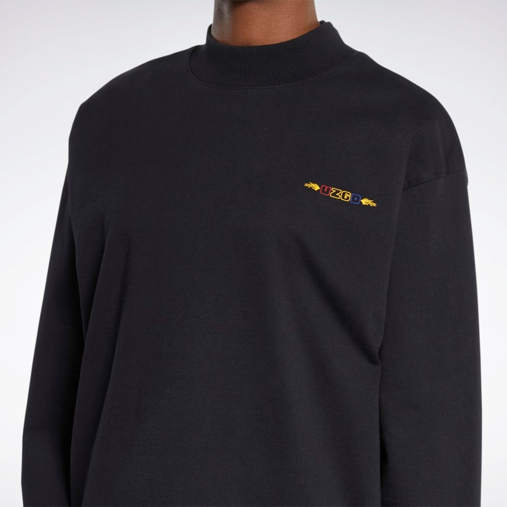 Reebok Reebok by Pyer Moss Long Sleeve Tee Svarte | KTRYJF-840