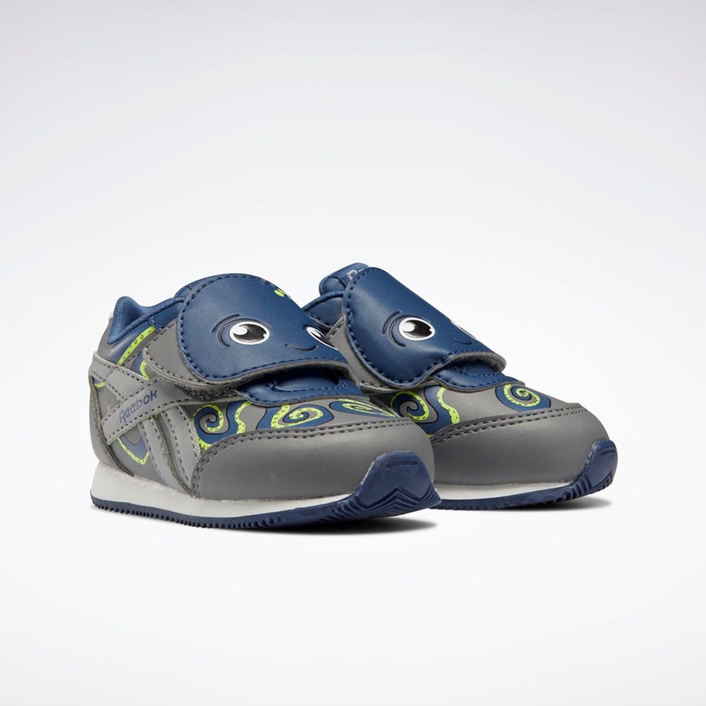 Reebok Royal Classic Jogger 2 Shoes - Toddler Grå Blå Gul | YVUEQT-506