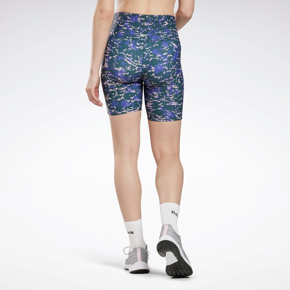 Reebok Speckle Modern Safari Legging Shorts Grønn | WIMRDJ-693