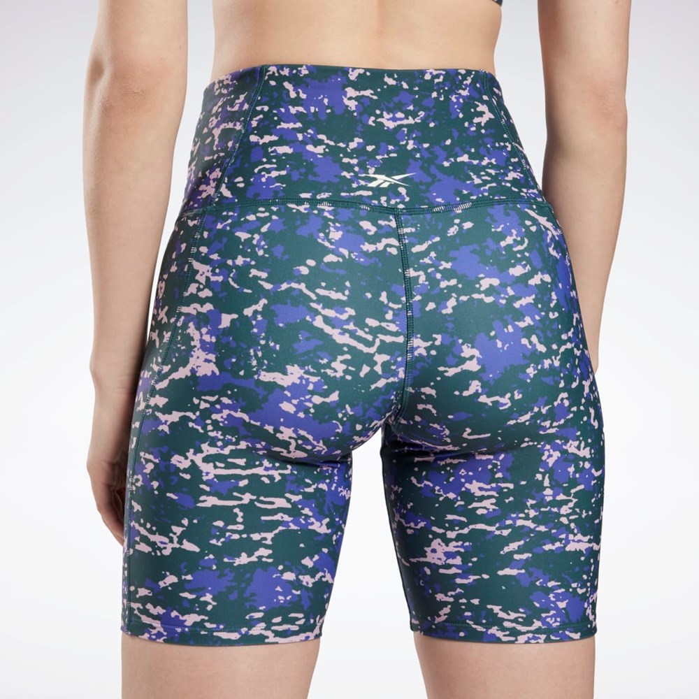 Reebok Speckle Modern Safari Legging Shorts Grønn | WIMRDJ-693