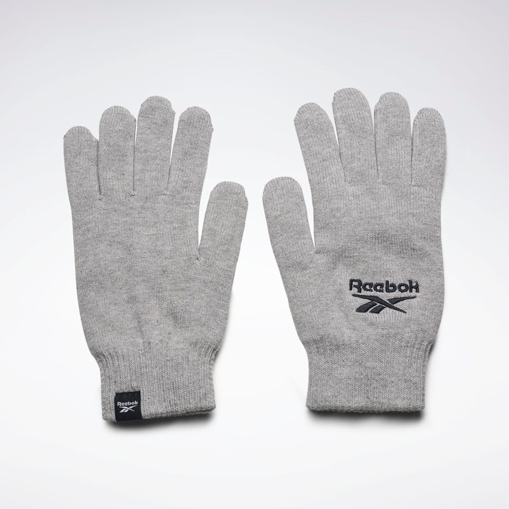 Reebok Sports Essentials Logo Gloves Grå | DUHLNQ-328