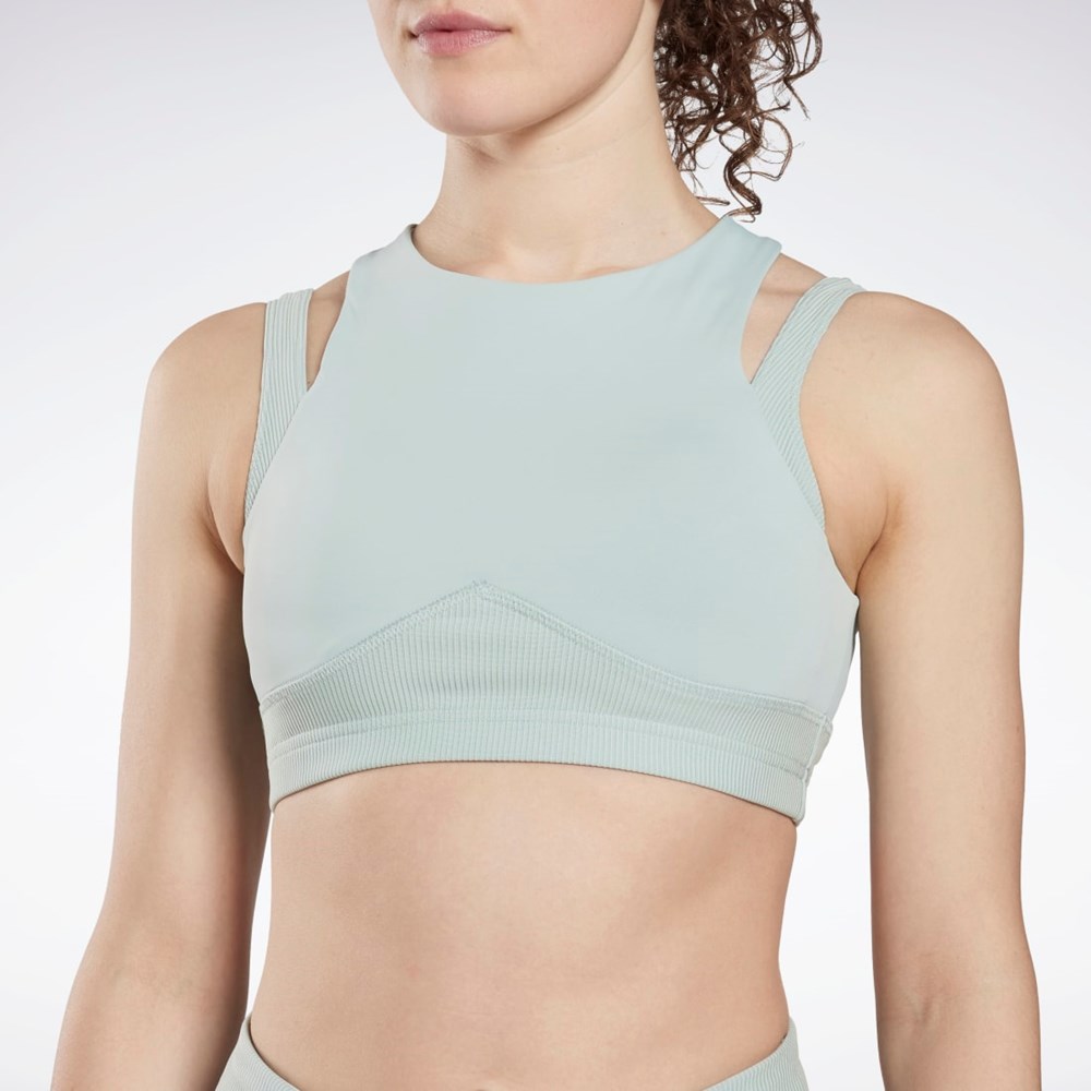 Reebok Studio Layered Bra Top Grå | OVETMX-031