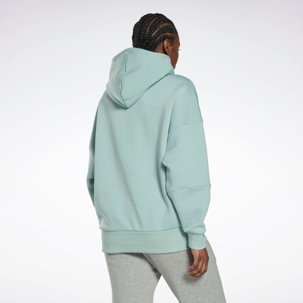 Reebok Studio Recycled Oversize Hoodie Grå | AFLYZD-087