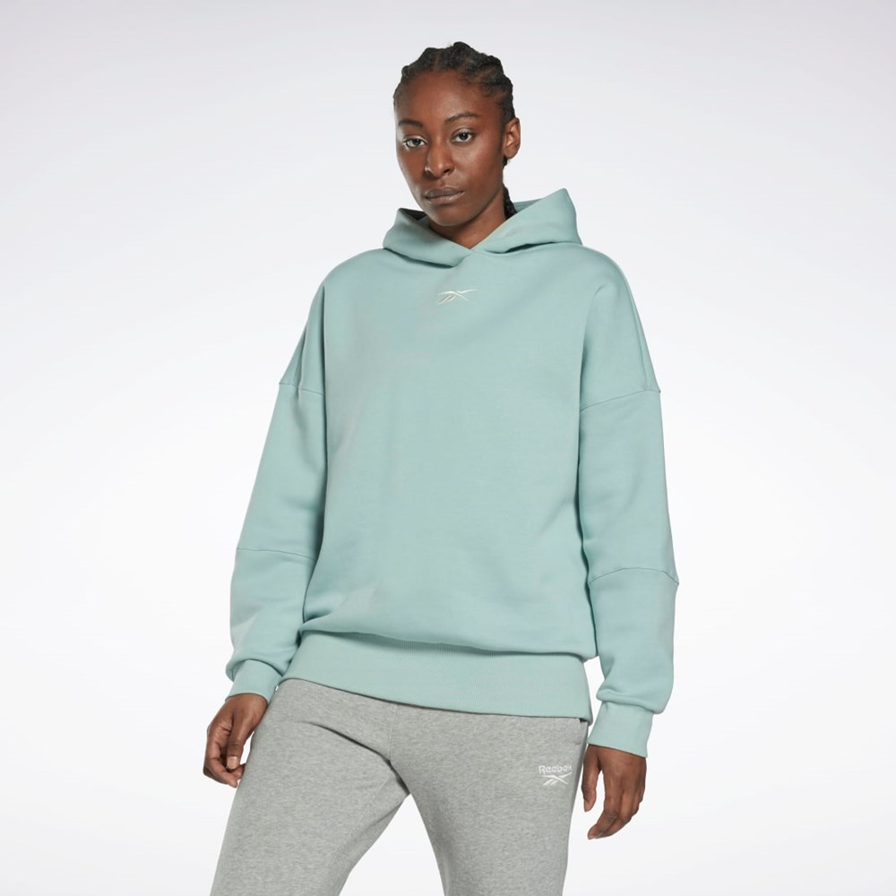 Reebok Studio Recycled Oversize Hoodie Grå | AFLYZD-087