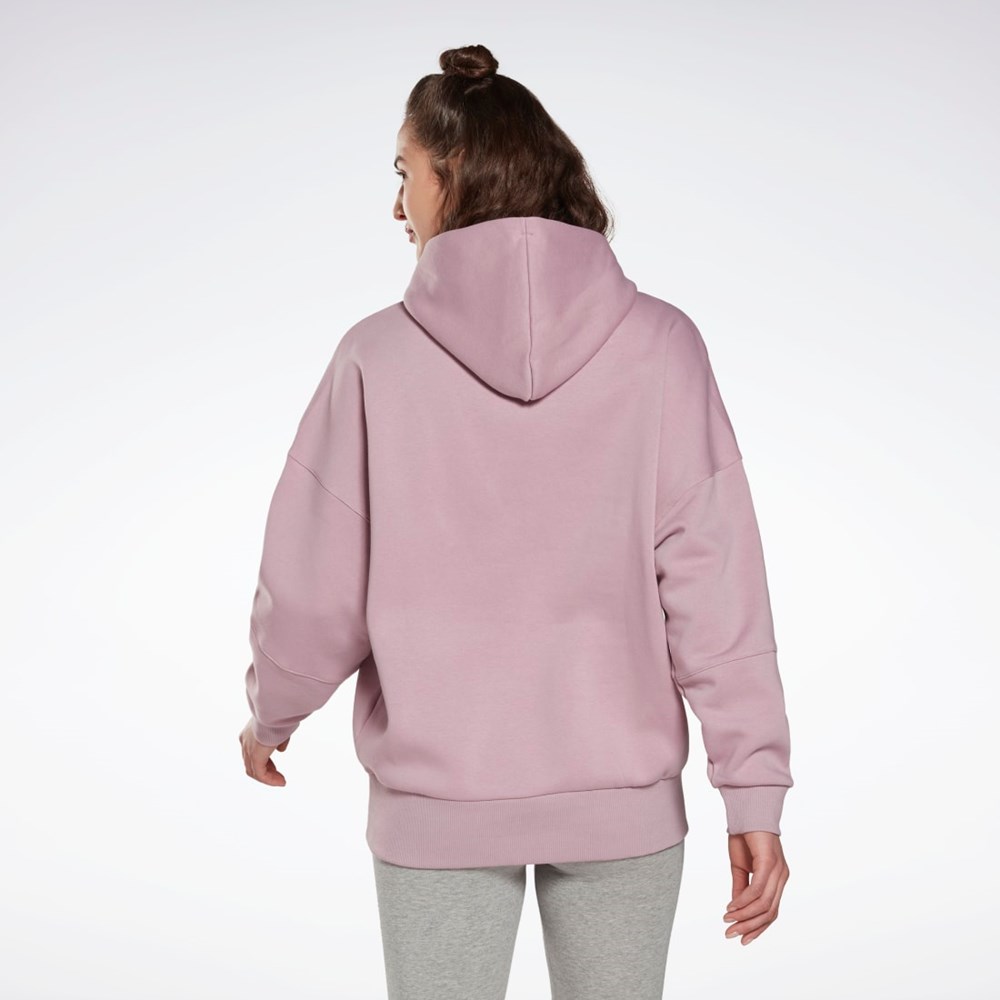 Reebok Studio Recycled Oversize Hoodie Infused Lilac | JDWLAZ-497