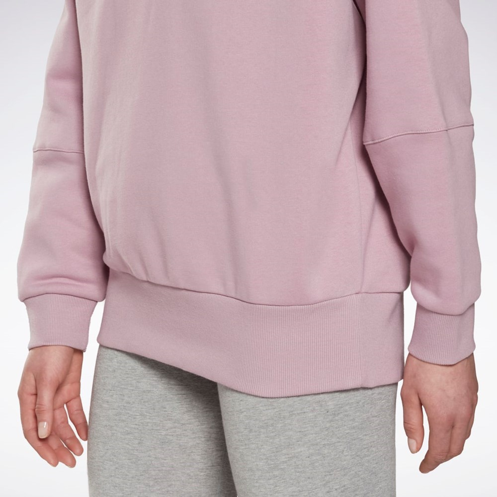 Reebok Studio Recycled Oversize Hoodie Infused Lilac | JDWLAZ-497