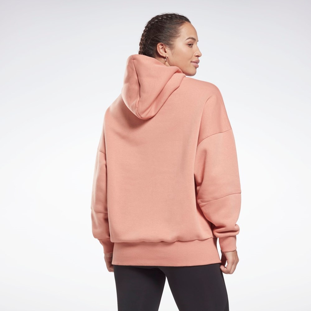 Reebok Studio Recycled Oversize Hoodie Korall | ZGVUAJ-510