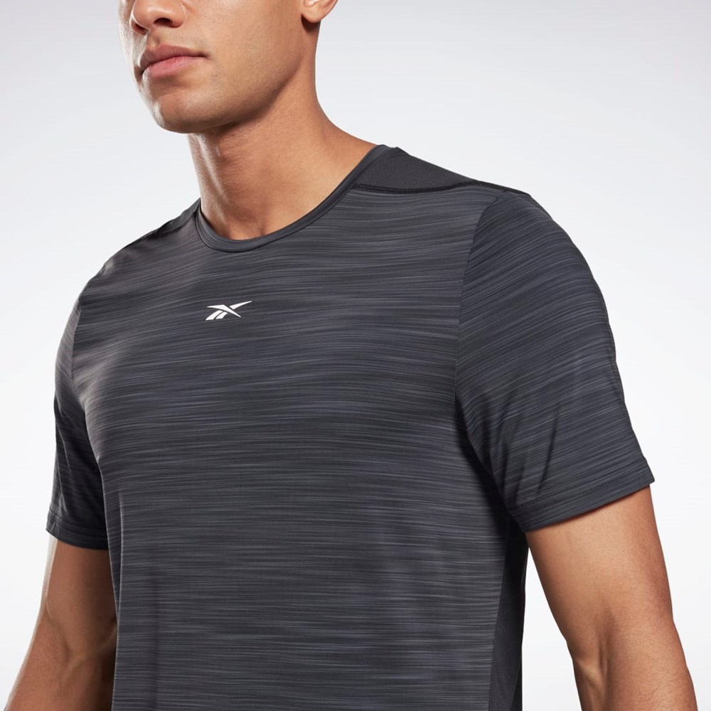 Reebok Tech Stil Activchill Move T-Shirt Svarte | DAGWNH-675