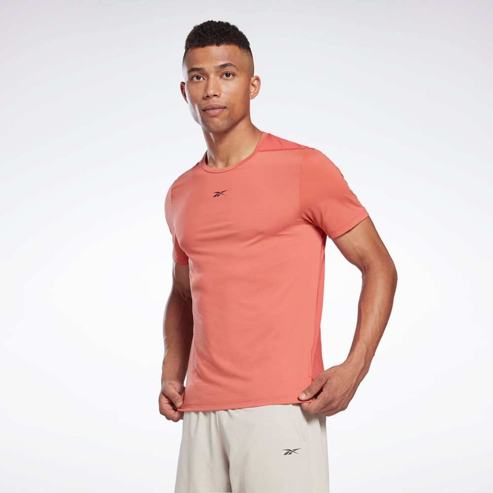 Reebok Tech Stil Activchill Move T-Shirt Rhodonite | LWFIZX-416