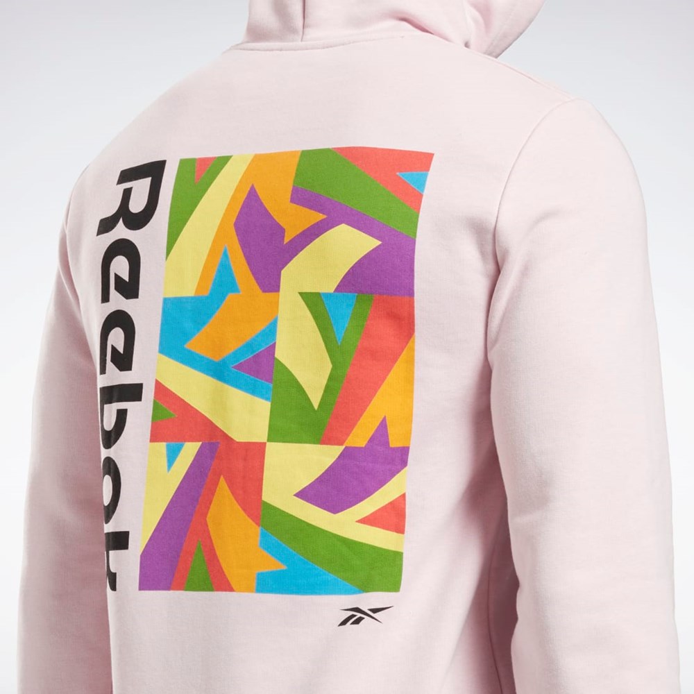 Reebok Tech Stil Pride Grafiske Sweatshirt Frost Berry | GKXNTF-813