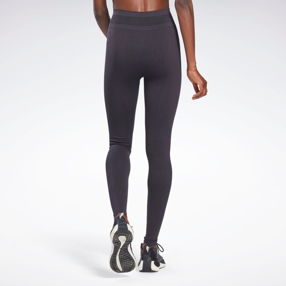 Reebok United By Fitness Myoknit Seamless Leggings Svarte | MUOFZT-267